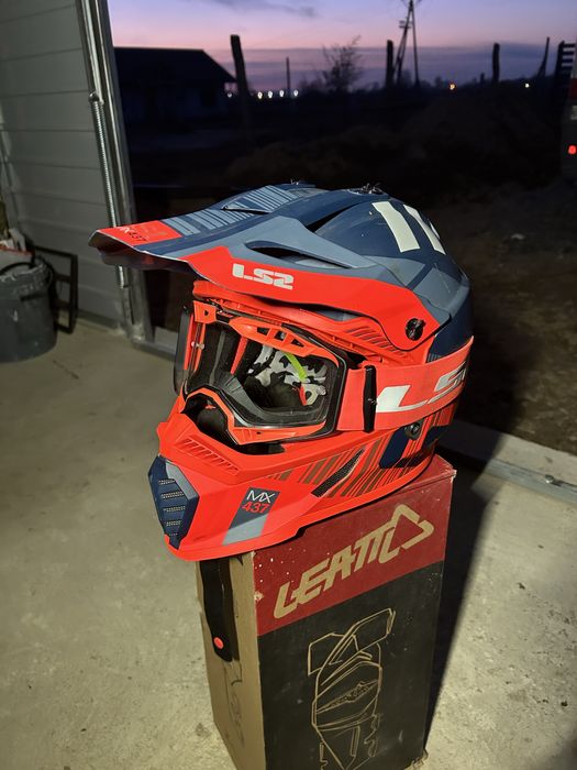 Kask i gogle LS2 na cross/enduro/quad
