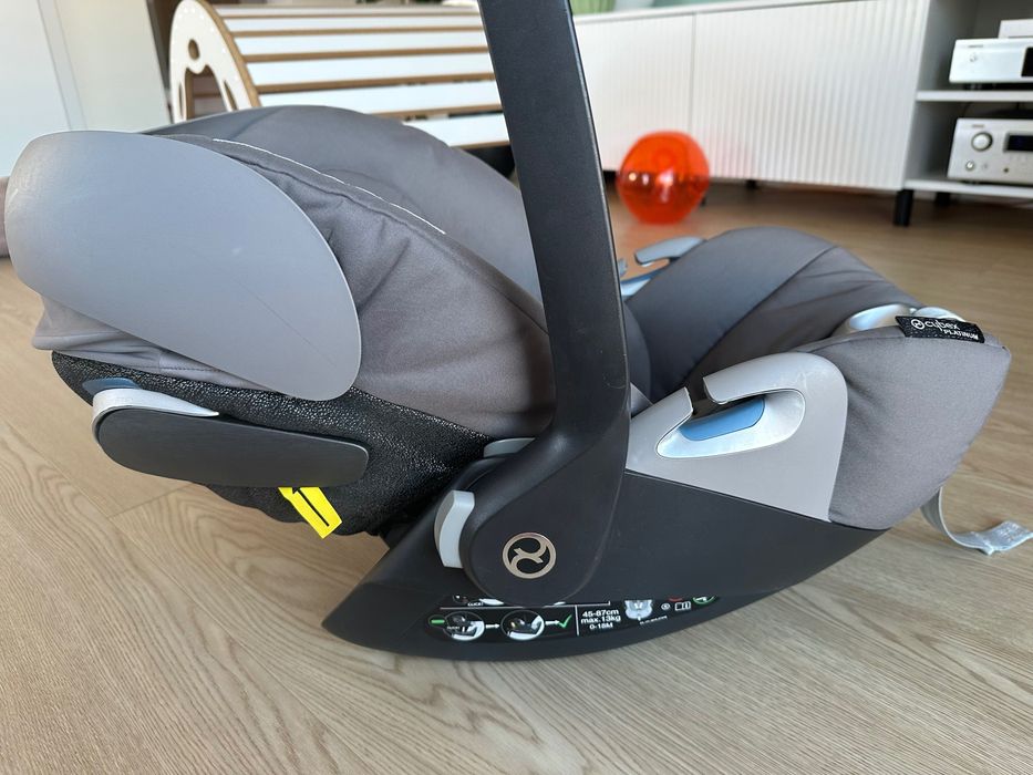Zestaw! Fotelik Cybex Platinum Cloud I-size + adaptery + nakładka