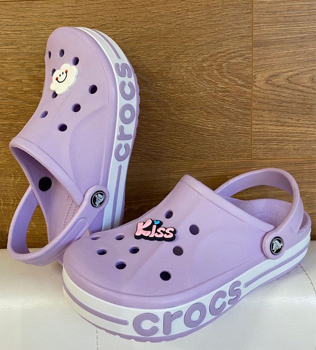 crocs bayaband lavander крокси бузкові лавандові фіолетові 36 37 38 39