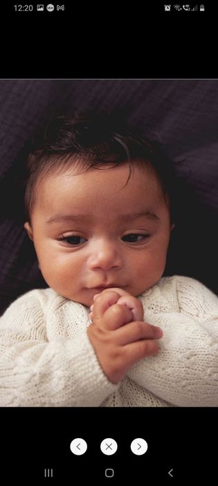 Wełniany komplet swetr i spodnie ze stopkami