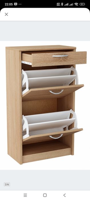 Szafka na buty obuwie 2D1S DĄB SONOMA z szuflada