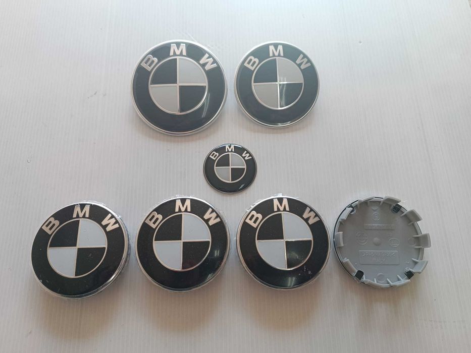BMW - Conjunto kit 7 ou 8 símbolos emblemas
