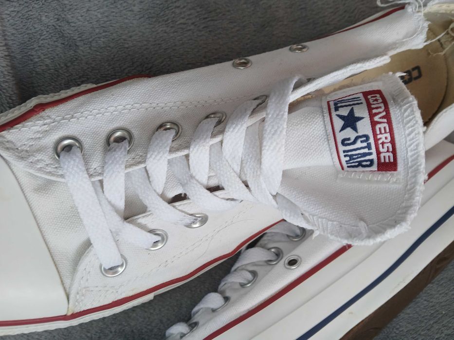Converse All Star trampki białe r. 45