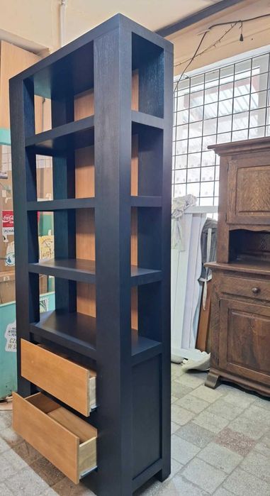 Biblioteczka słupek drewniany masywny solidny stan idealny FV DOWÓZ
