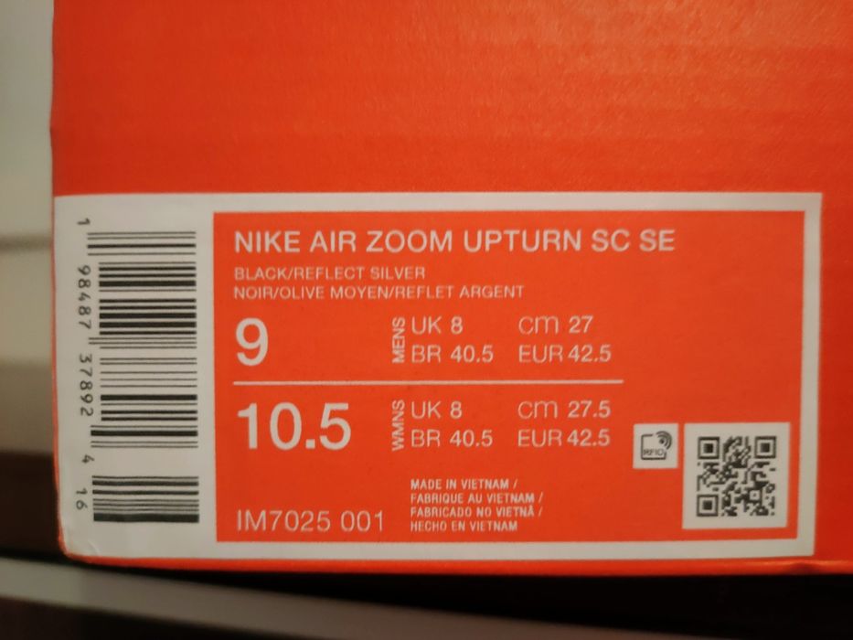 Nike Air Zoom – czarne, sportowe buty – nowe, w pudełku