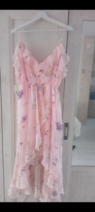 Sukienka zwiewna styl Boho vintage hiszpanka