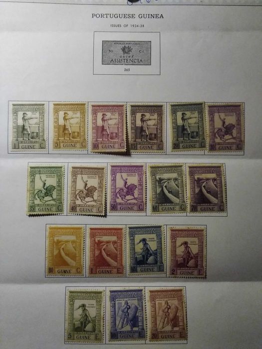 1938 Guiné Império Colonial Português MLH *