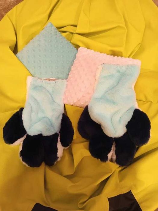 Fursuit mini partial rekin z niedokonczonym ogonem