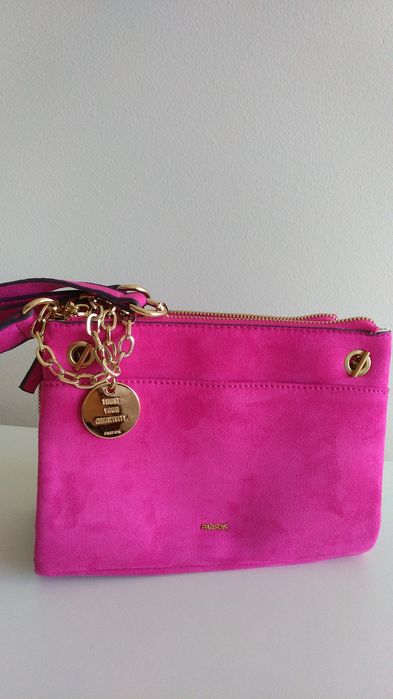 Mala camurça fúcsia Parfois NOVA