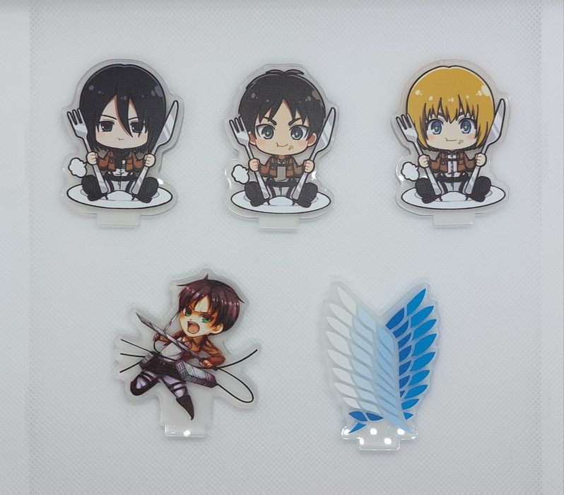 Аниме Стенды (фигурки) Genshin impact Бродячие Псы Моб Атака титанов