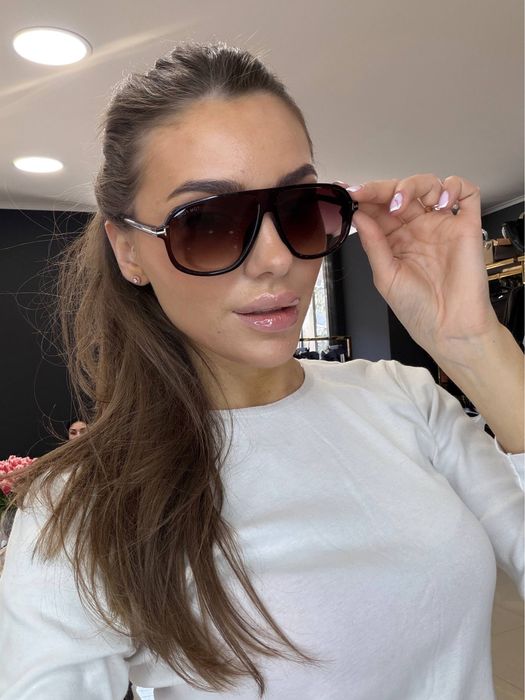 Окуляри tom ford том форд унісекс чоловічі жіночі чорні жовті