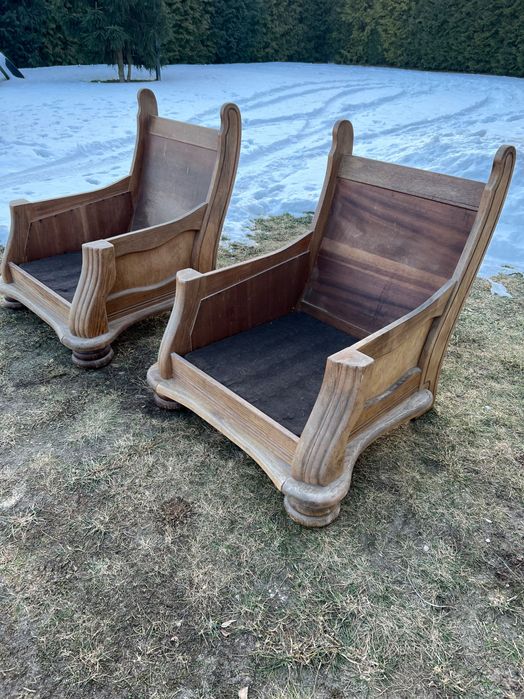 Fotele dębowe  do odnowienia