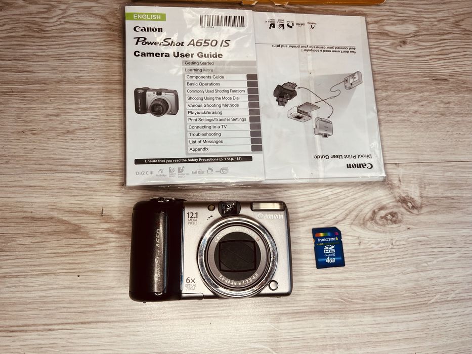 Цифровой фотоаппарат canon powershot a650Is