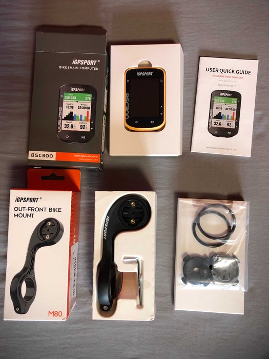 Licznik rowerowy / nawigacja GPS iGPSPORT BSC300 + uchwyt M80 + gratis