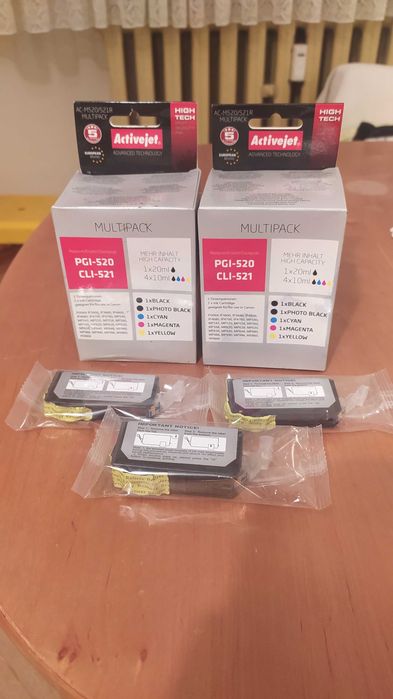 Tusz activejet pgi-520 cli-521 canon pixma ip mp mx