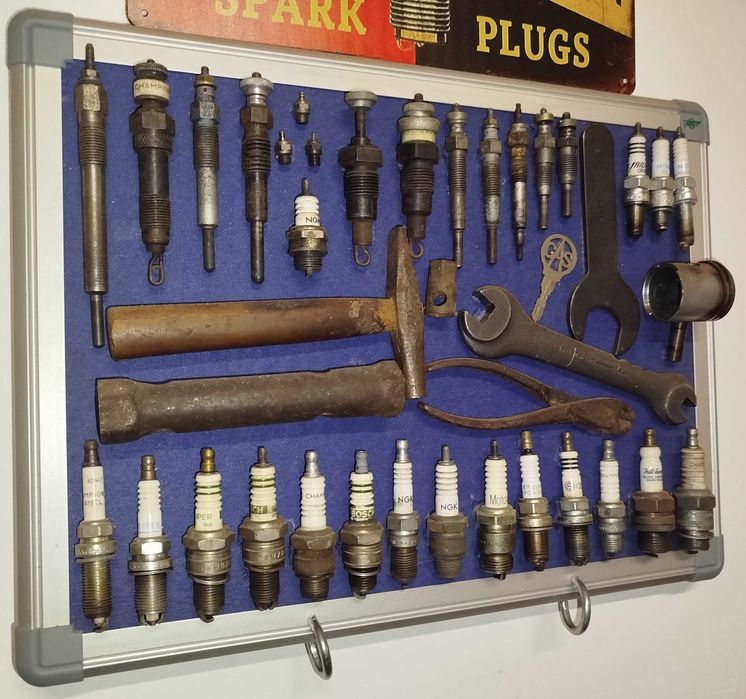 Quadro Automobilia Velas históricas/atuais