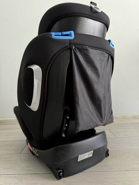 дитяче автокрісло El Camino ISOFIX, чорного кольору