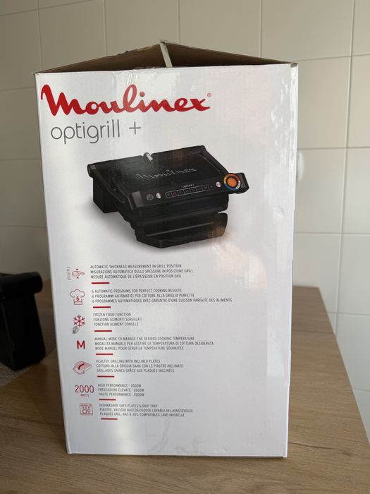 Grelhador/Sanduicheira Moulinex Optigrill+