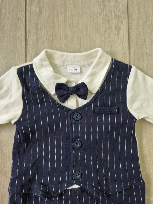 Rampers nowy elegancki garnitur rozm. 62/68