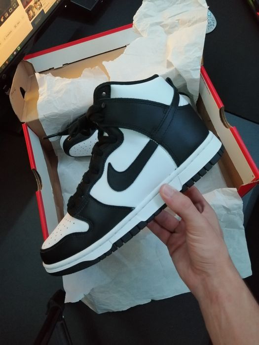 Dunk high black white panda