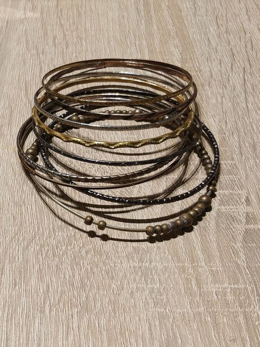 Zestaw 9 starych bransoletek vintage