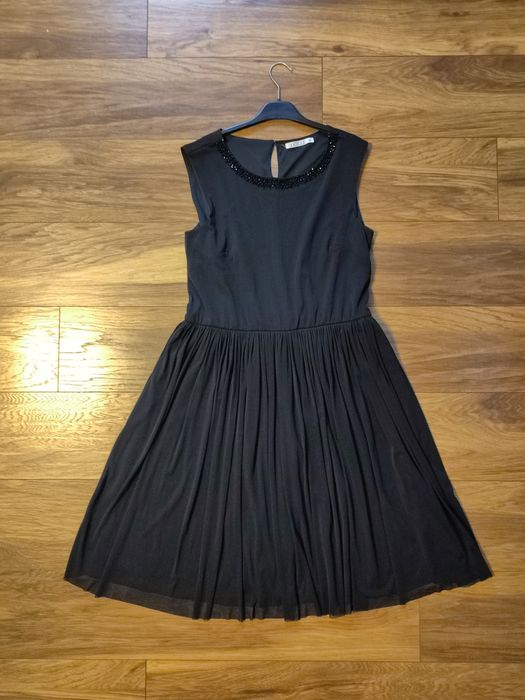 Nowa sukienka czarna Quiosque, 46, rozciągliwa