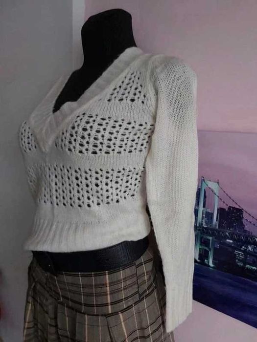 PREMIUM! Kaszmirowy sweter damski 38