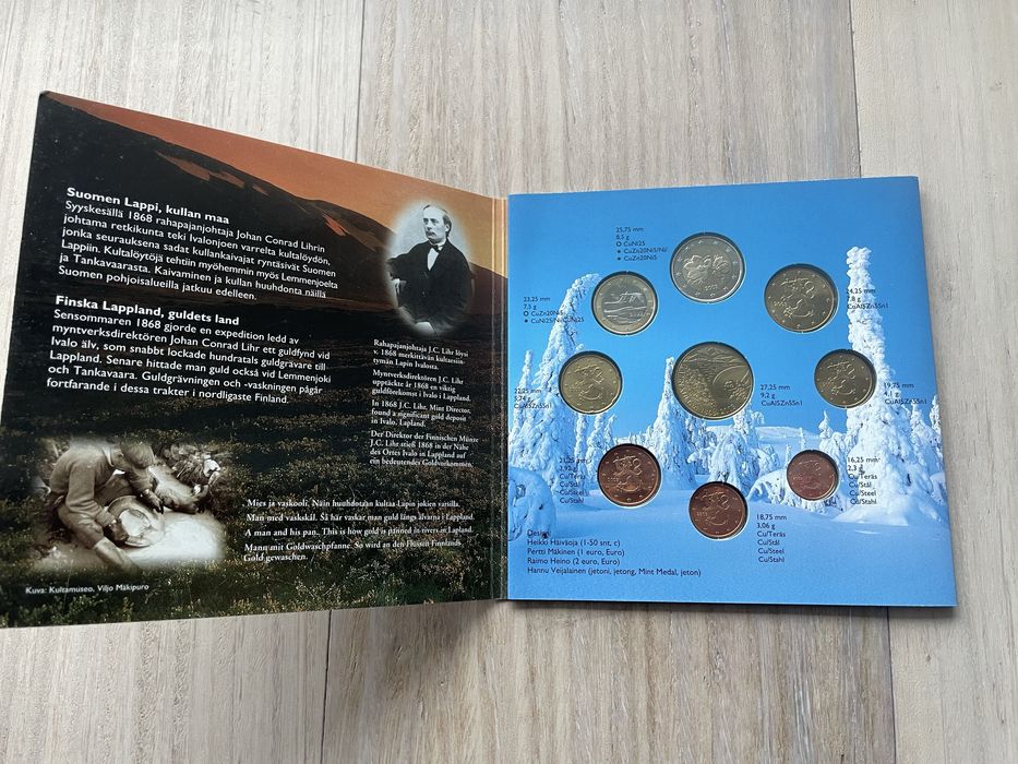 Set de moedas de euro Finlândia 2003