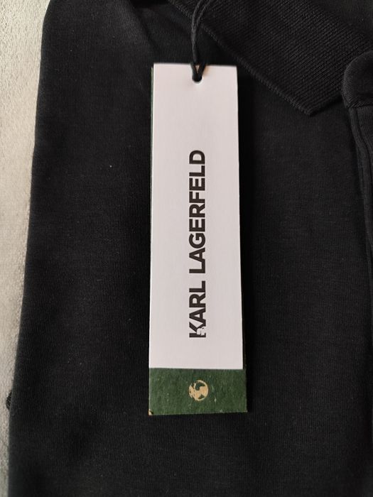 Koszulka Polo męska Karl Lagerfeld czarna nowa