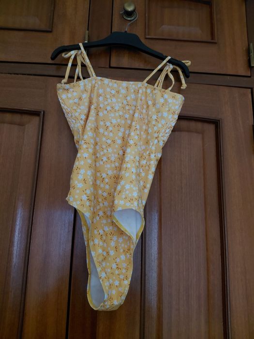 Fato de banho Amarelo e Branco