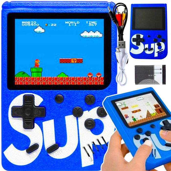 Mini Konsola RETRO  PRZENOŚNA HITY 400 GIER  KONSOLA 3 " różne kolory