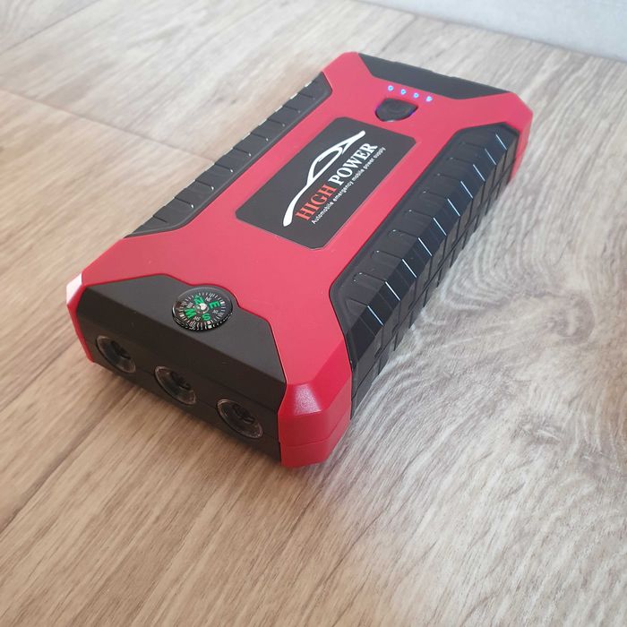Пускозарядний пристрій, jumpstarter з компресором 99800 мАг, пусковое