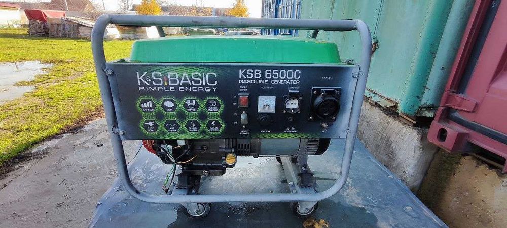 Бензиновый генератор Könner&Söhnen(KSB) (Германия)  6500C.БУ!ОБМОТКА!