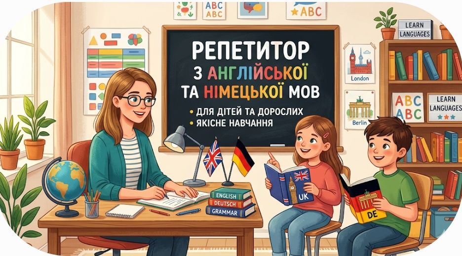 Репетитор з англійської та німецької мов