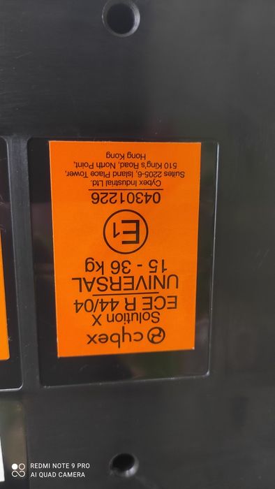 Fotelik Cybex solution