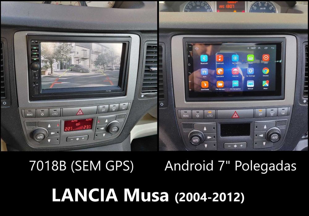 (NOVO) Rádio 2DIN • LANCIA Musa • Delta • Android [4+64GB] GPS