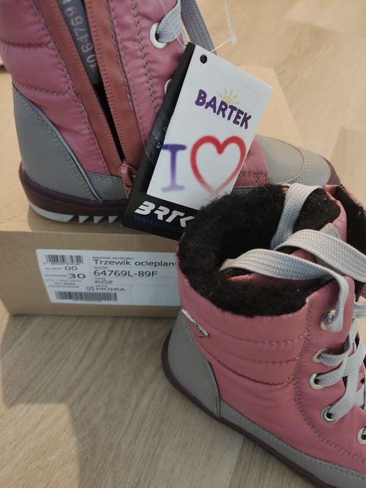 Nowe buty Bartek, trzewiki ocieplane