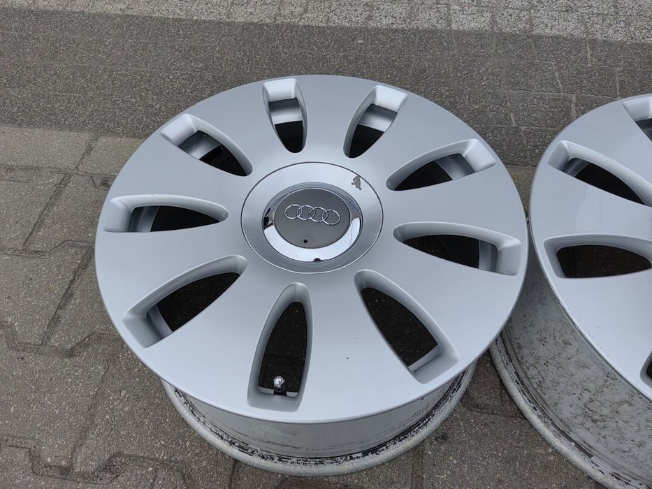 16" Audi A4 B5 B6 B7 8E0 Małysz Z kapslami S-Line VW Sharan Golf Gti Caddy Touran  Skoda Octavia Superb Eos OEM ORYGINAŁ Audi NR74