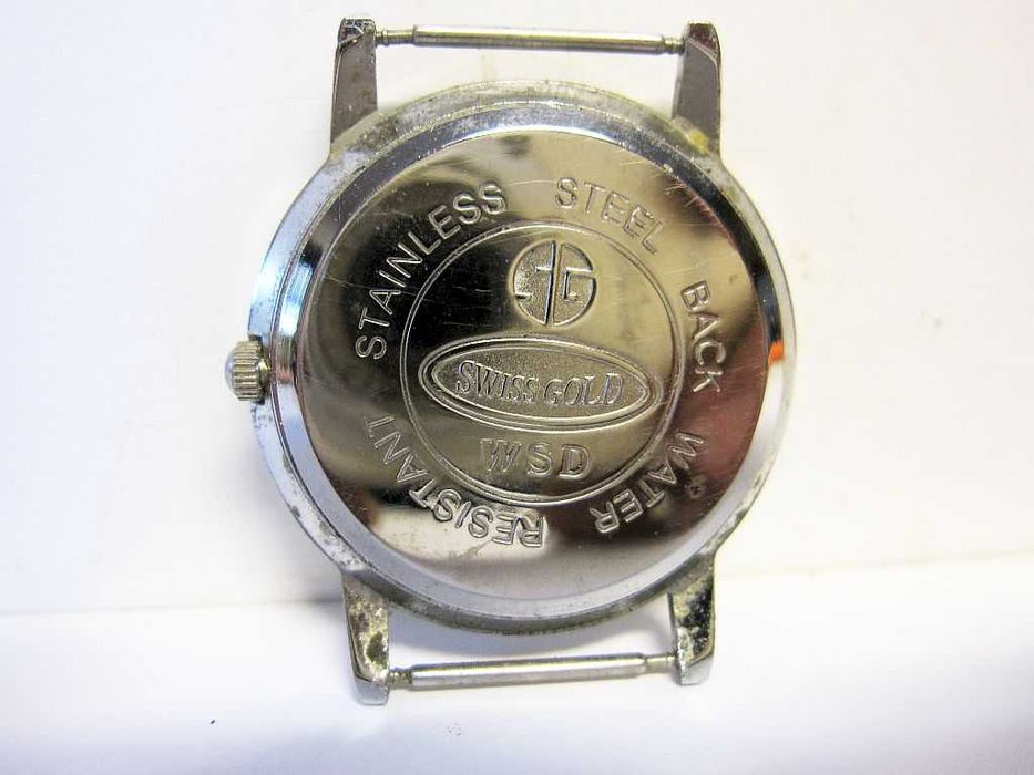vintage relógio suíço SWISSGOLD Quartz - trabalha