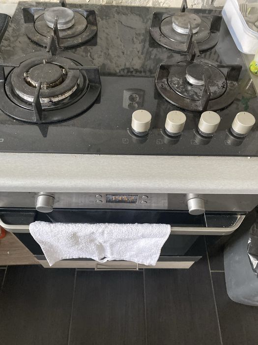Piekarnik i plyta  gazowa beko