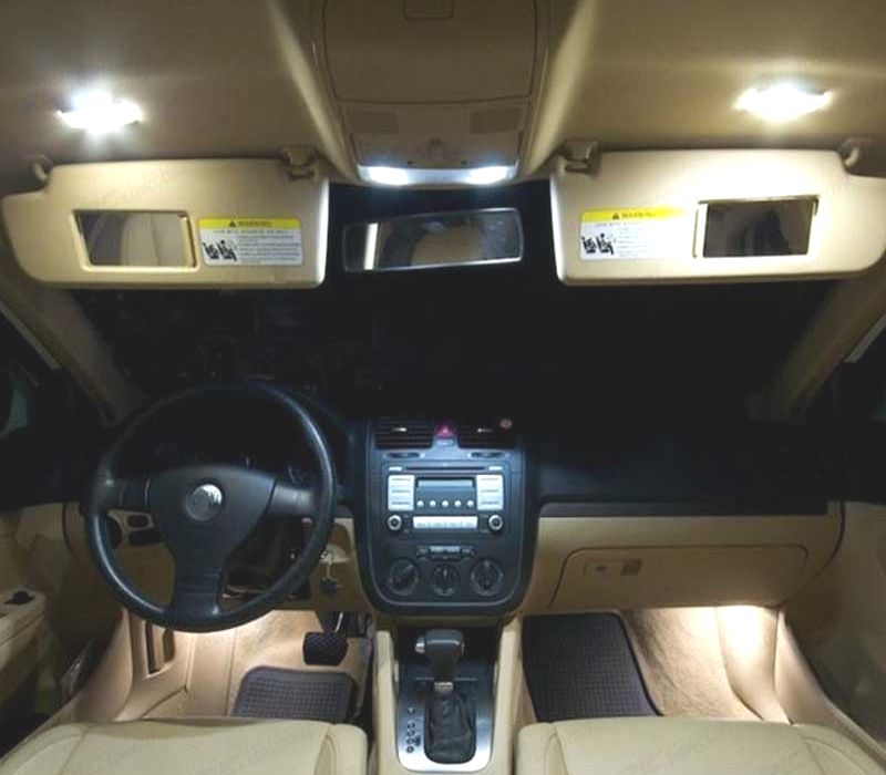 KIT COMPLETO 12 LAMPADAS LED INTERIOR PARA VOLKSWAGEN VW JETTA 5 MK5 05-10