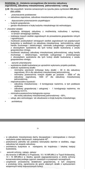Topola Katowa + droga. MPZP BUDOWLANA Łęczyca - View 2