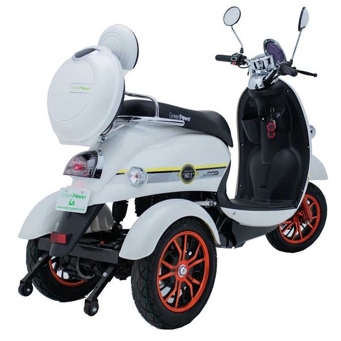 Scooter de mobilidade elétrica está equipada com uma bateria  removível VB01  de 650W, 60 V e 20 Ah para facilitar o transporte preço 2950€.