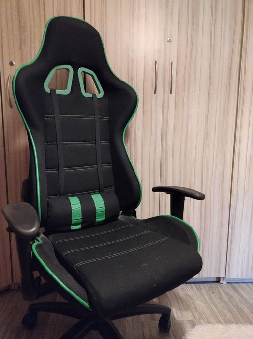 Zestaw Krzesło Gamingowe + Biurko czarne