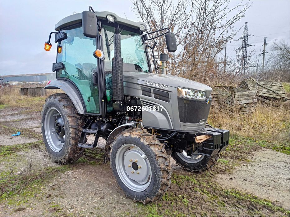 Мінітрактор Скаут ТЕ 504 Лайт примусова реверс безкоштовна доставка