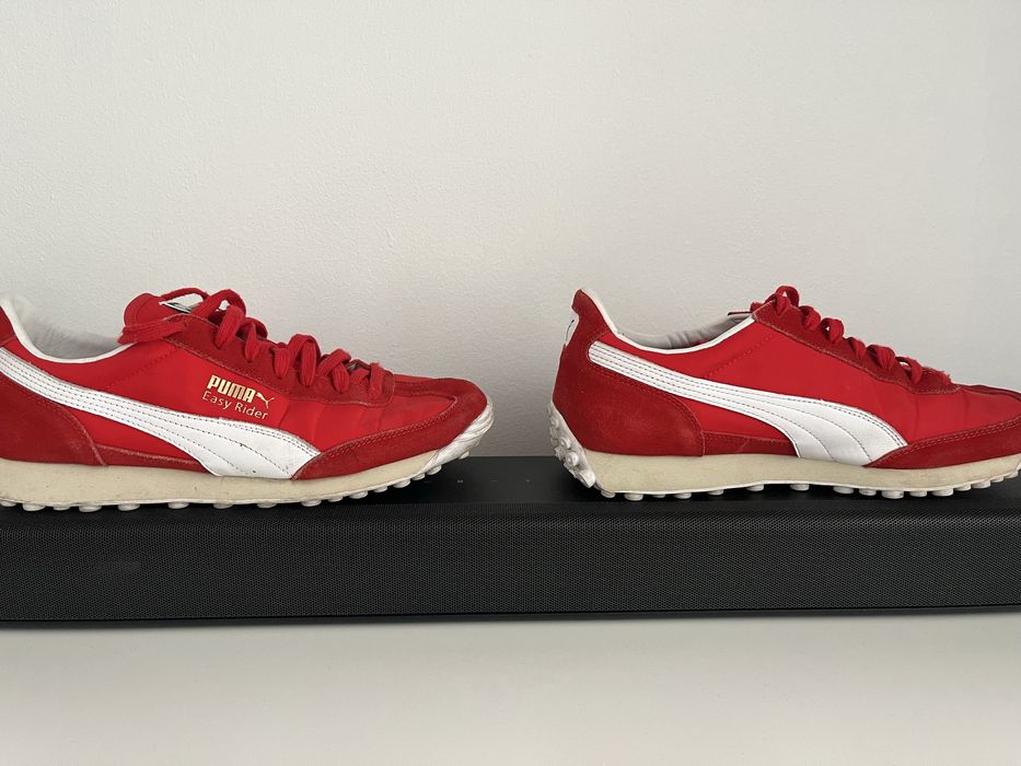 Puma Easy Rider-czerwone snakersy retro