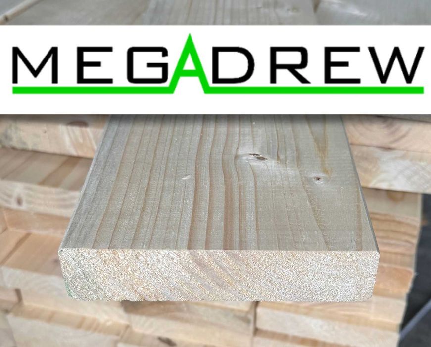 Deski BHP 3,2x15cm suszone, heblowane - SKŁAD DREWNA