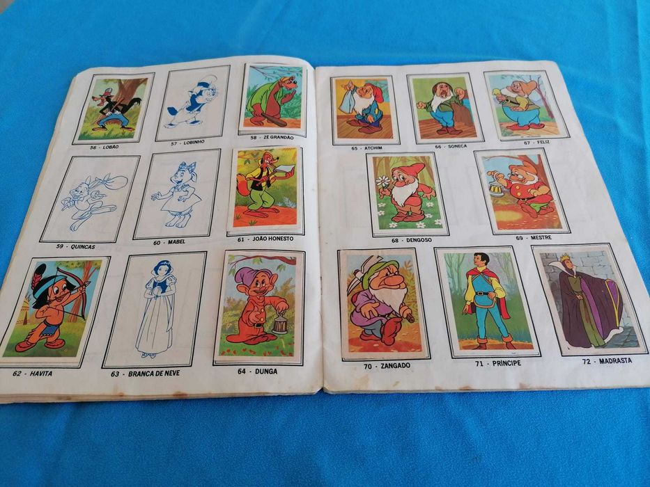 Caderneta Disney 1976 - Incompleta