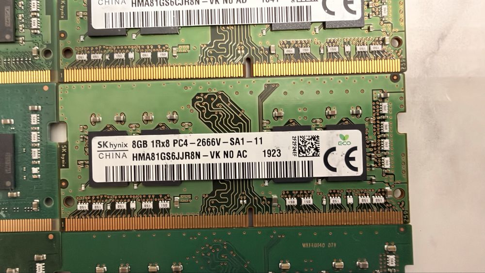 Оперативна память 8gb DDR4 SO-DIMM для ноутбуків