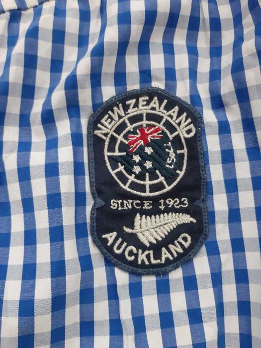 Koszula codz. casual NZAuckland,krata,używ,R - XL